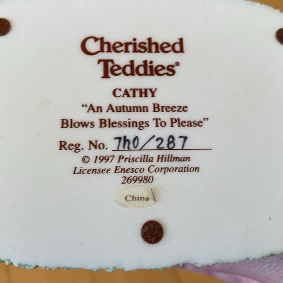 Cherished Teddies-CATHY - Picture 5 of 5
